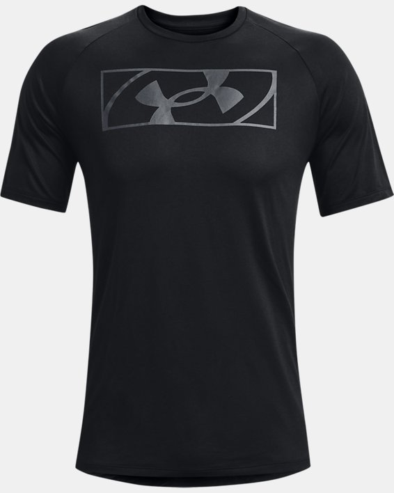 Men's UA Tech™ 2.0 Tilt Short Sleeve, Black, pdpMainDesktop image number 4